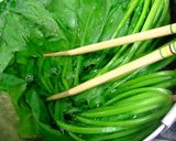 エビマヨ（茸とほうれん草入）作り方2写真