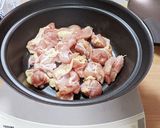鶏すき　岩津ねぎ入り作り方3写真