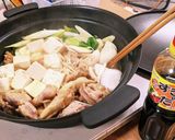 鶏すき　岩津ねぎ入り作り方5写真