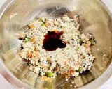 豆腐の鶏ひき肉入り♡油揚げの巾着煮♡作り方14写真