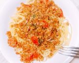 サクサクパン粉のチーズクランチパスタ作り方8写真
