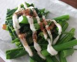 からし菜のマヨ醤油＋七味和え作り方3写真