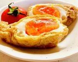 豆腐の鶏ひき肉入り♡油揚げの巾着煮♡作り方29写真