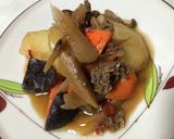 牛肉ごぼう椎茸しぐれ煮作り方6写真