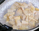 豚と筍とスナップえんどうのオイスター炒め作り方4写真