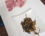 ☆ベーコンと高菜のガリバタ和風パスタ作り方2写真