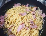 ☆ベーコンと高菜のガリバタ和風パスタ作り方3写真