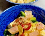 セミドライトマトと豆腐の洋風デリサラダ作り方5写真