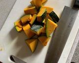 カボチャ10分煮付け作り方1写真