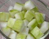 冬瓜と鶏もも肉のスープ煮込み♪作り方2写真
