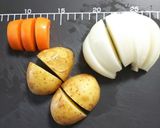 【圧力鍋 加圧3分】＊肉じゃが＊作り方3写真