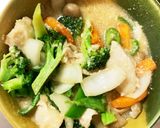 胸肉ブロッコリー味噌ラーメン味青椒肉絲風作り方18写真
