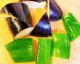 ごはんに合う♡豚肉ナスピーマン味噌炒め作り方1写真