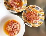 和風パスタ味豚こま大根青椒肉絲風作り方4写真