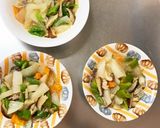 和風パスタ味豚こま大根青椒肉絲風作り方15写真