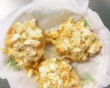 豆腐バーグ入り味噌カレー炒め味ドーム蒸作り方6写真