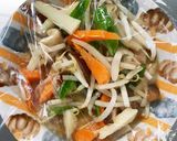 豆腐バーグ入り味噌カレー炒め味ドーム蒸作り方21写真