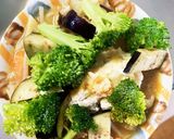 豆腐バーグ入り味噌カレー炒め味ドーム蒸作り方25写真