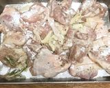 鶏モモの塩レモンだれ漬け焼き作り方5写真