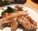 鶏モモの塩レモンだれ漬け焼き作り方11写真