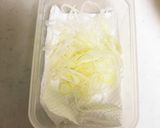長ねぎとほうれん草のコンソメスープ作り方2写真