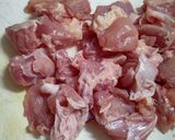新玉ねぎと鶏もも肉の煮物作り方4写真