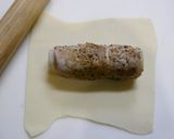 簡単!ちくわチーズ肉巻きパイ作り方4写真