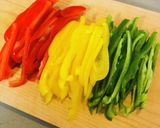 メキシカンチキンファヒータfajitas作り方1写真