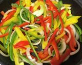 メキシカンチキンファヒータfajitas作り方6写真