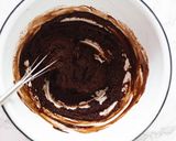 ヴィーガンのイースターチョコレートケーキ作り方6写真