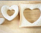 型抜きパズル　トースト　3種の味で♪作り方3写真