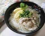 自宅で簡単！お手軽鶏出汁のフォー作り方10写真