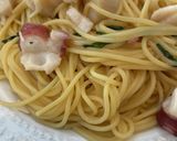 たことホタテのバター醤油パスタ作り方9写真