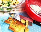 グルテンフリー クルトン作り方1写真