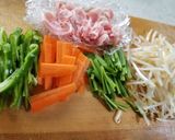 豚キムチ焼きそば作り方4写真