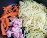 豚キムチ焼きそば作り方5写真