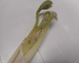 ウドのきんぴら風♪めっけ作り方1写真