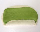 抹茶渦巻ミルク食パン作り方4写真