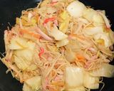 意外に野菜たっぷり焼きちゃんぽん塩うどん作り方2写真