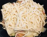意外に野菜たっぷり焼きちゃんぽん塩うどん作り方3写真