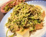 厚揚げと豆苗卵のヘルシーおかず作り方6写真