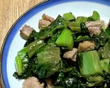 【大人の総菜】生の高菜と豚肉の煮物作り方9写真
