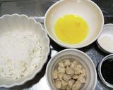 犬ご飯　３色丼作り方1写真