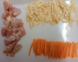 料亭の味❤️鶏肉入りひじき煮物作り方2写真