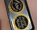 金婚祝賀ケーキ作り方27写真