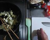 和風パスタ 昆布つゆ風味作り方2写真