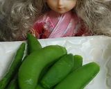 リカちゃん♡塩茹スナップエンドウ醤油マヨ作り方7写真