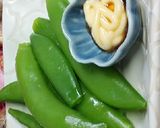 リカちゃん♡塩茹スナップエンドウ醤油マヨ作り方11写真