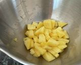 ココナッツミルクで作るパイナップルケーキ作り方1写真