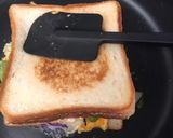 フライパンで☆オムレツたらこマヨサンド作り方14写真